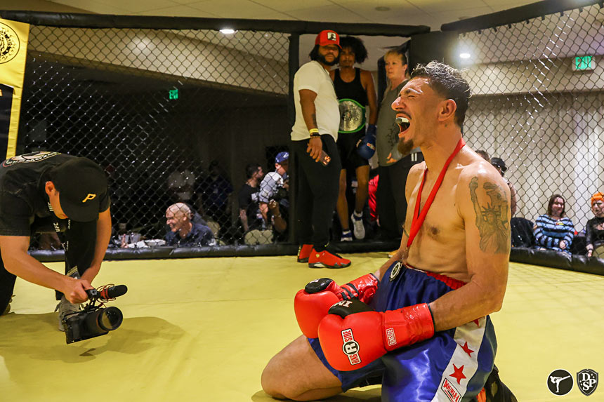 Angel Calderon gets his belt